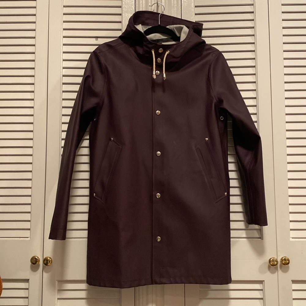Stutterheim Eggplant Stockholm Raincoat